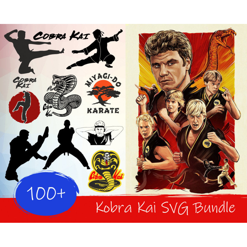 390 Cobra Kai Bundle SVG, Cobra Kai Svg, Cobra Kai Logo, Kai - Inspire  Uplift