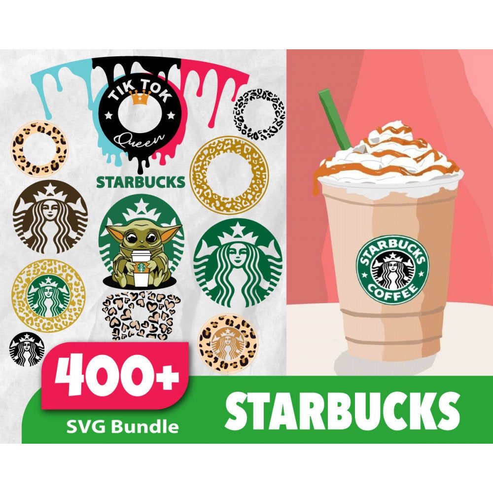 Starbucks Sticker Pack Bundle, Planner Stickers, Custom Stickers
