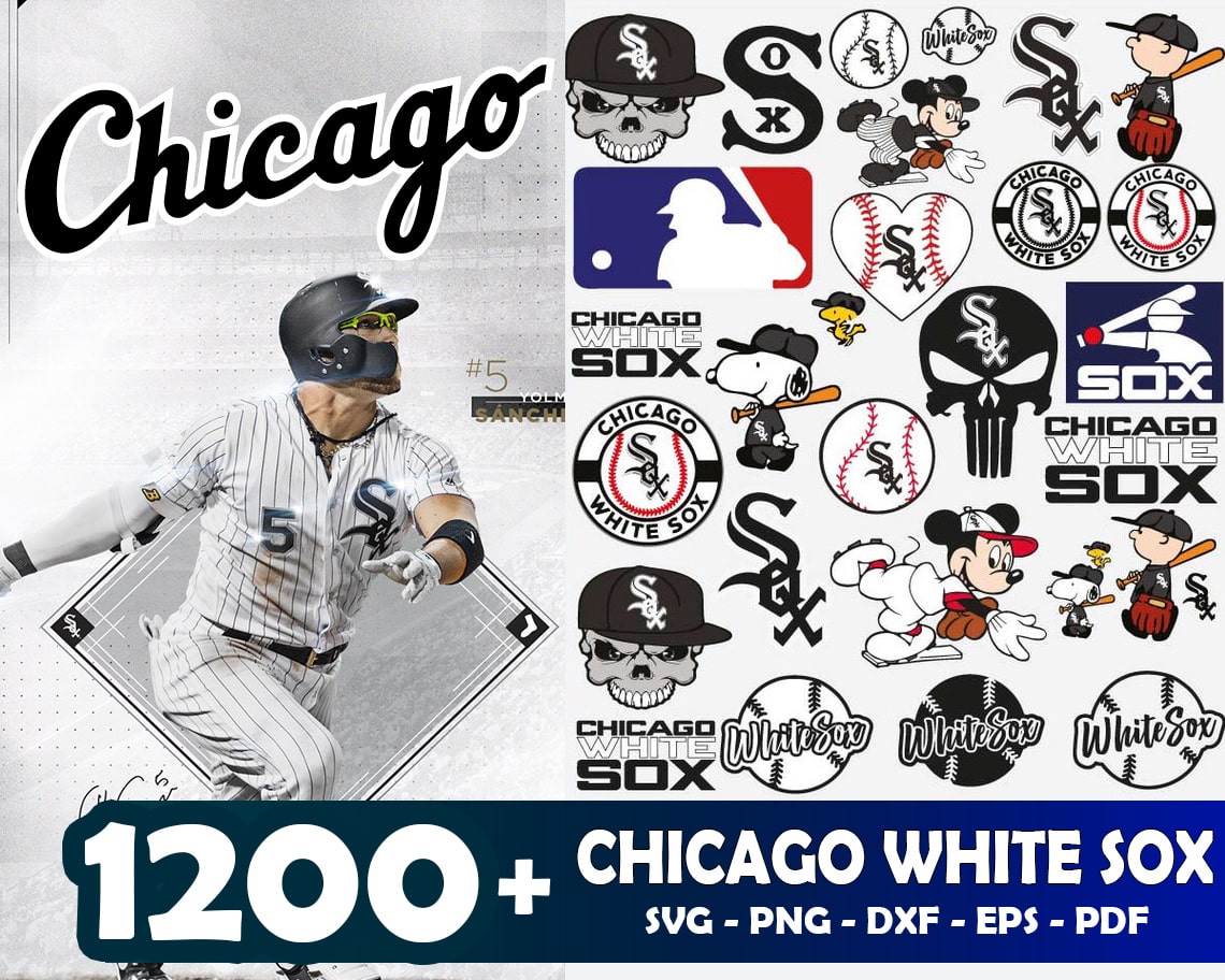 Download Chicago White Sox Digital Retro Logo Wallpaper