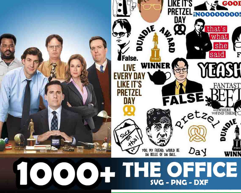 1000+ The Office TV SVG Bundle