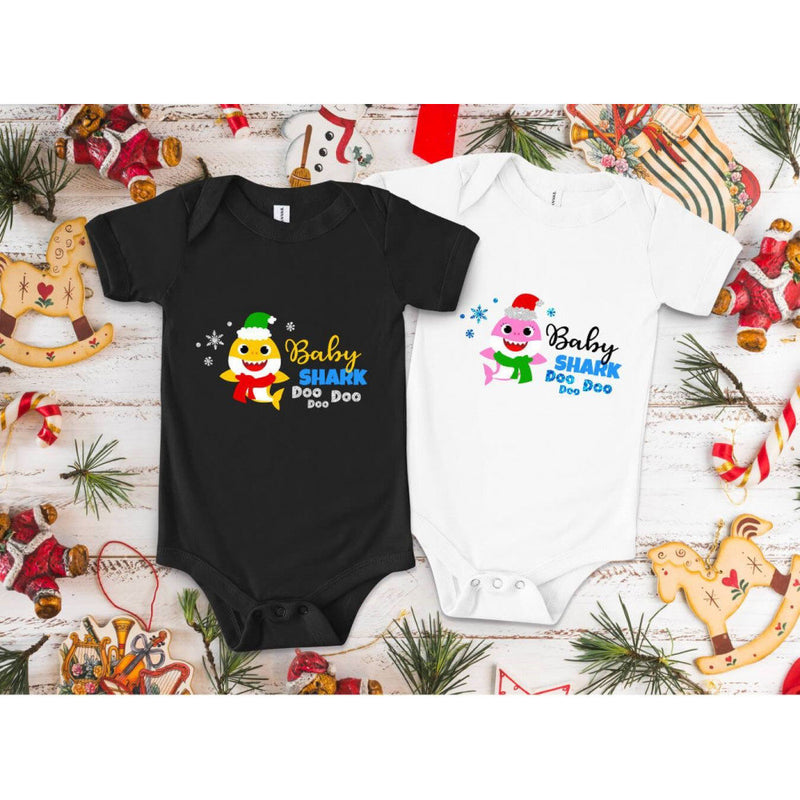 12+ Christmas shark bundle svg t-shirt design