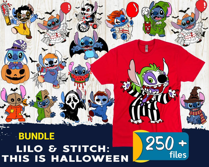 250+ Lilo Stitch This is Halloween Svg Bundle