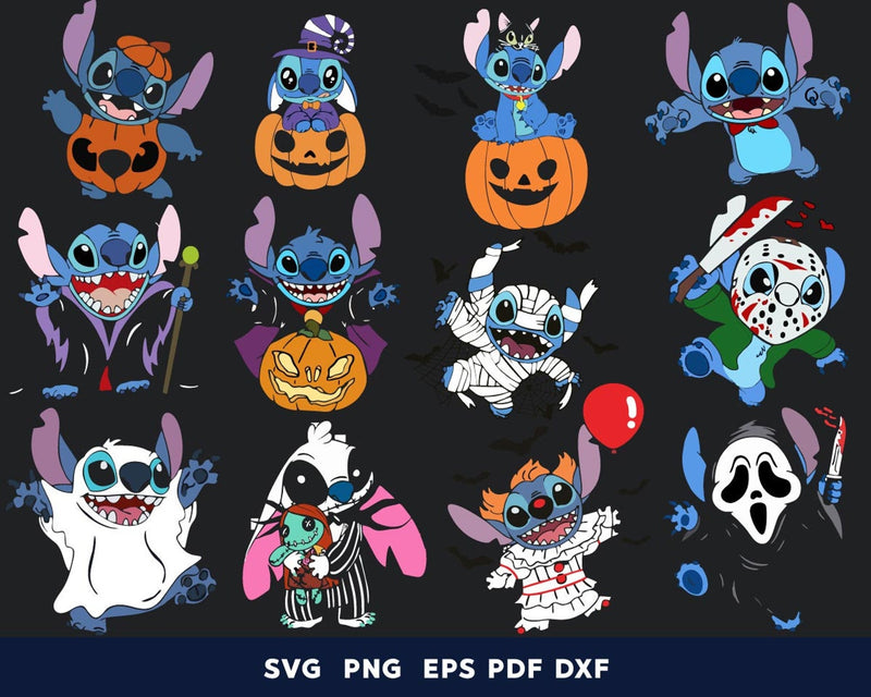 250+ Lilo Stitch This is Halloween Svg Bundle