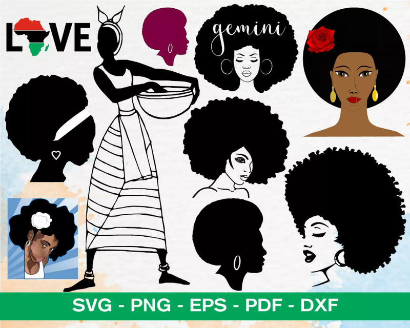 2.900+ Huge Afro SVG Bundle