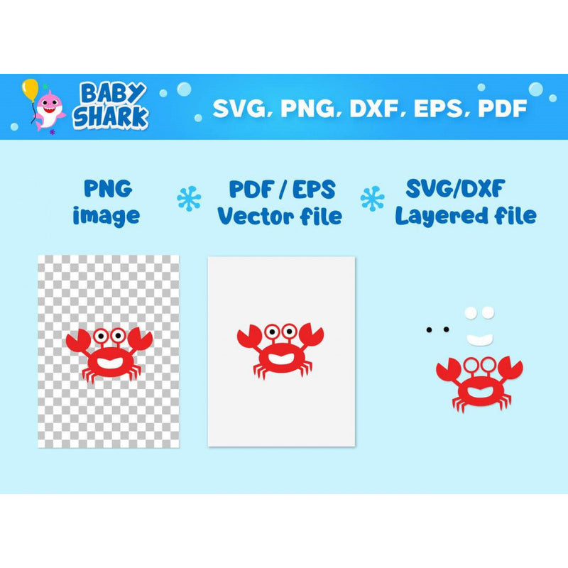 3+ BABY SHARK PARTY SvG