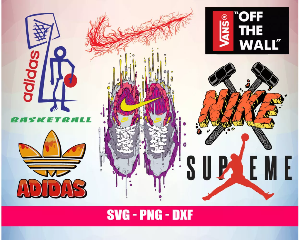 Mega Brand Logo Bundle, Sport Logo Svg, nike, Logo Svg Bundle