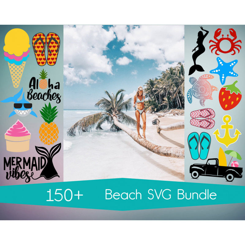 150+ BEACH SVG BUNDLE