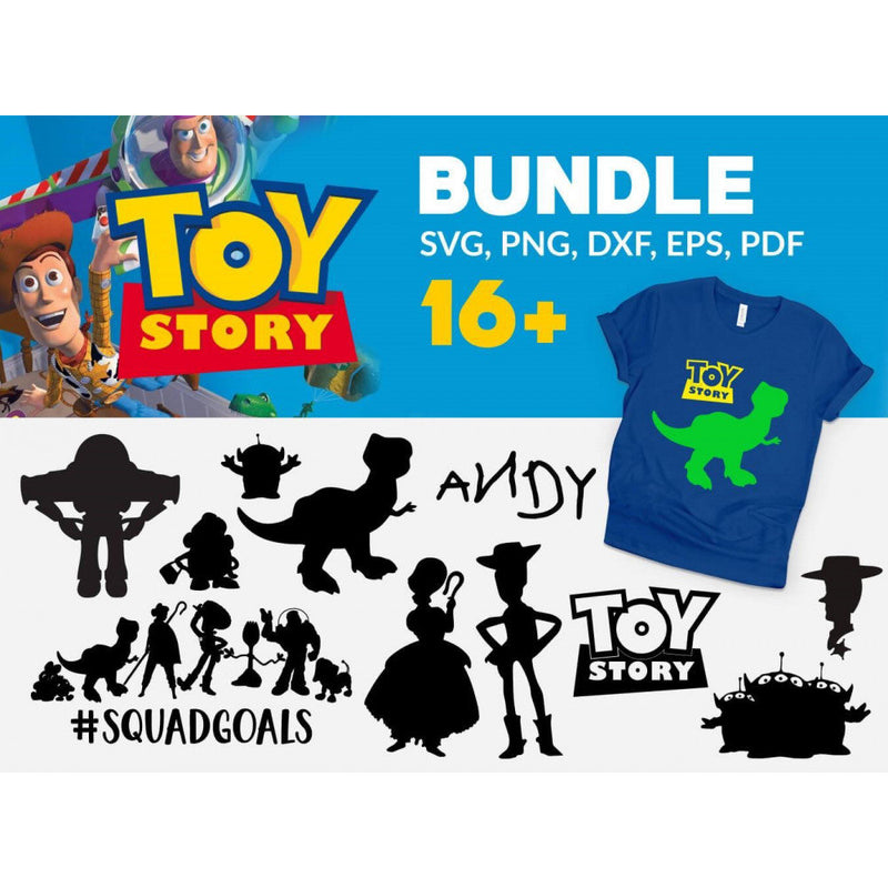 16+ Toy story svg bundle