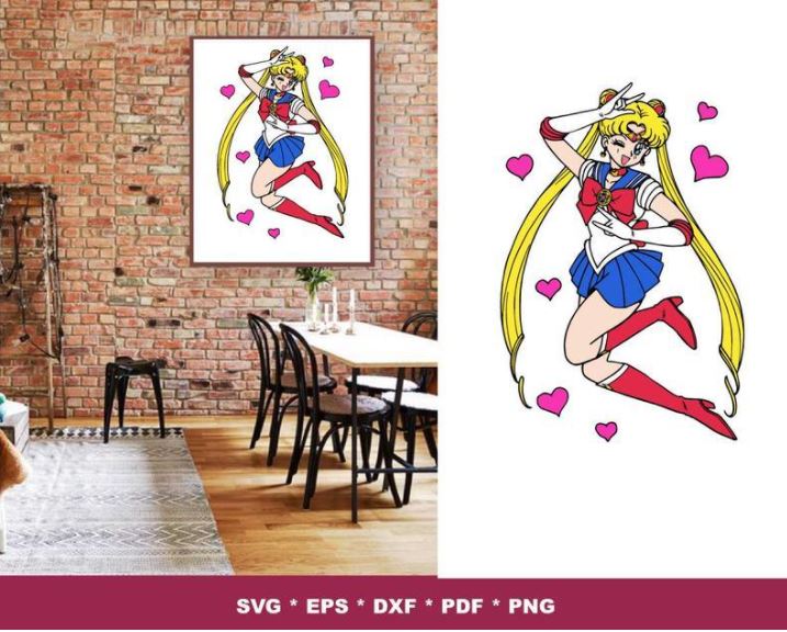200+ Sailor Moon SVG Bundle V2