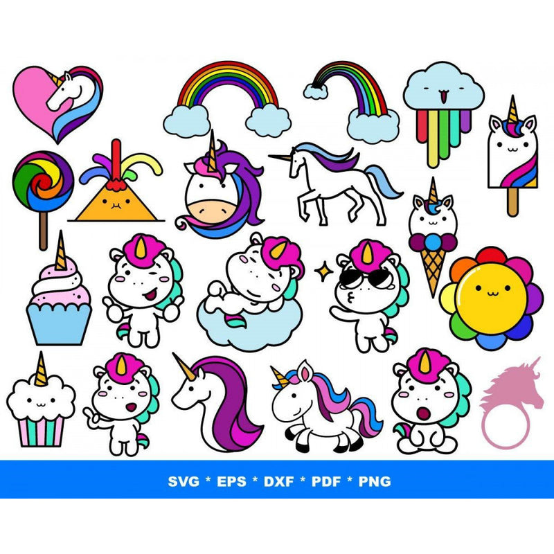 1000+ GIANT UNICORN SvG BUNDLE