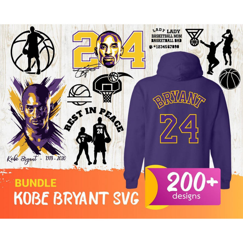200+ Basketball kobebryant svg bundle