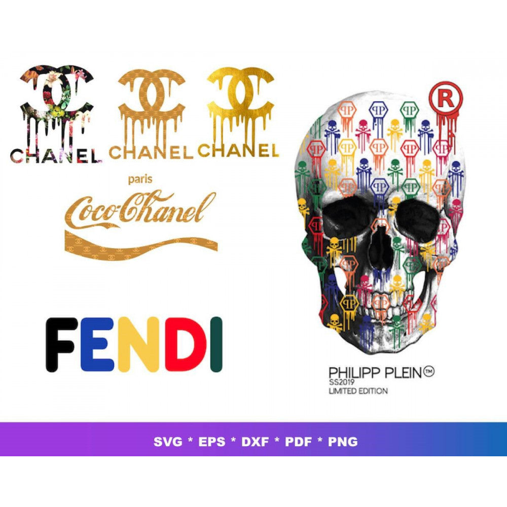 Fendi Roma Bundle Svg, Fendi Logo Svg , Fendi Svg File Cut Digital Download