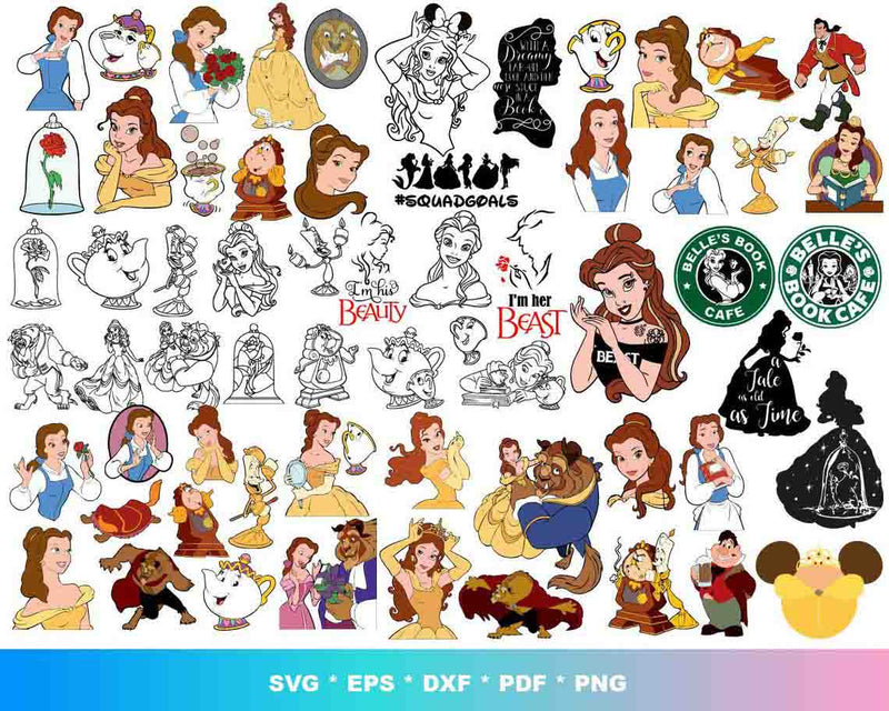 7000+ Disney Princess SVG Bundle