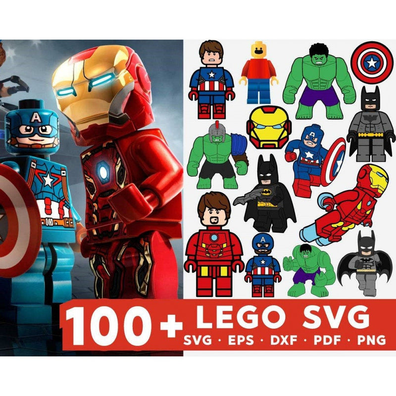 100+ LEGO SVG BUNDLE