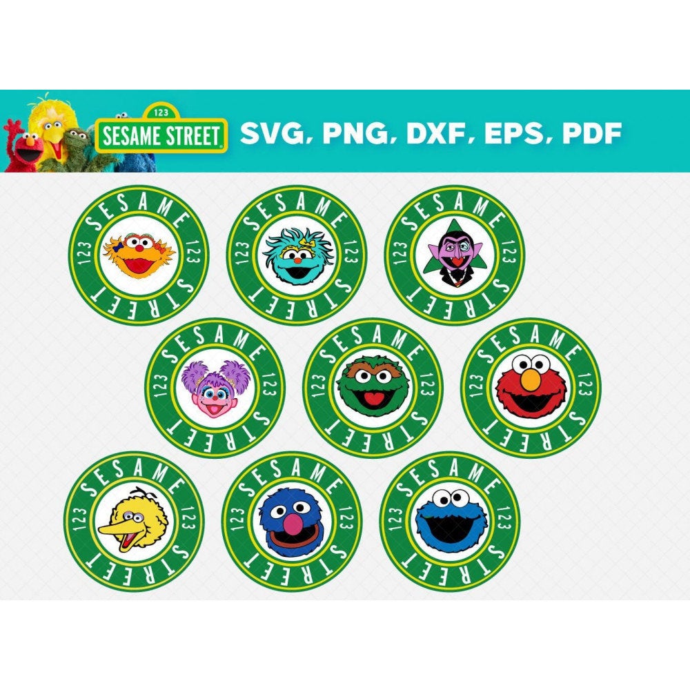 Nike Sesame Street SVG Bundle (FSD-A43) - Store Free SVG Download