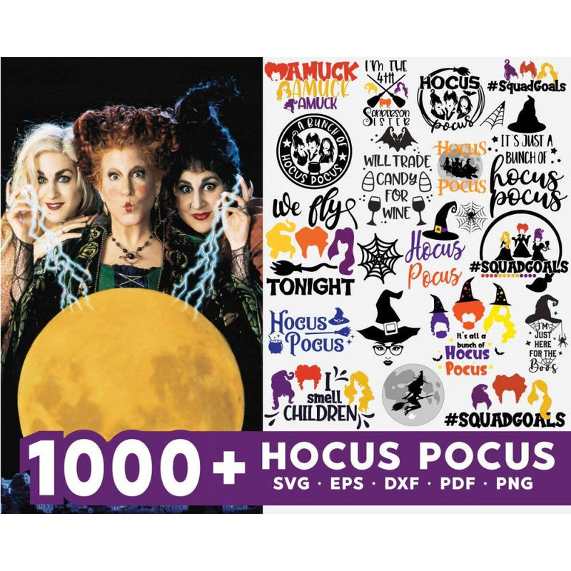 1000+ Hocus pocus svg bundle V1