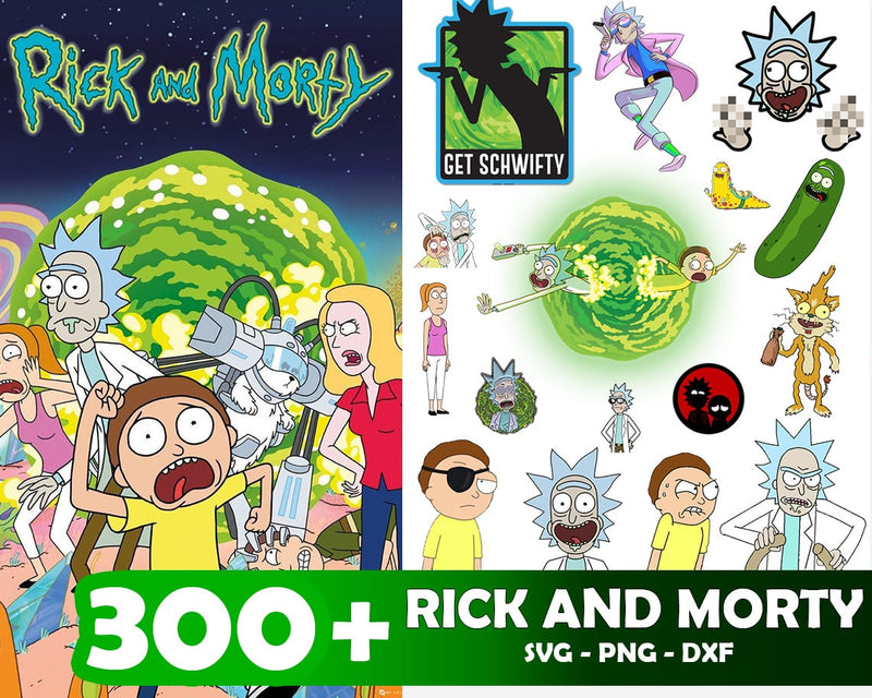 300+ Rick and Morty SVG Bundle