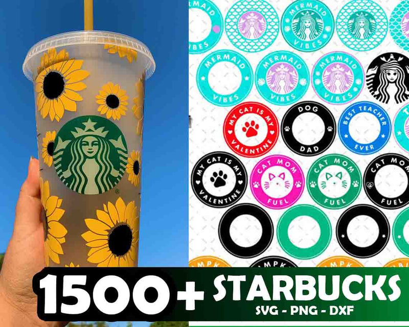1500+ Huge Starbucks SVG Bundle