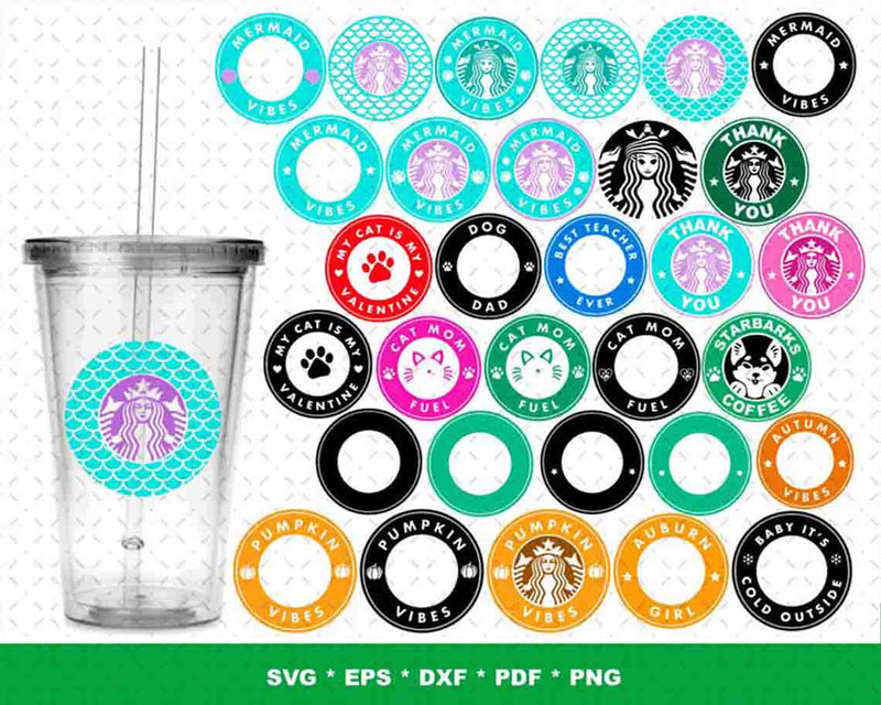 1500+ Huge Starbucks SVG Bundle