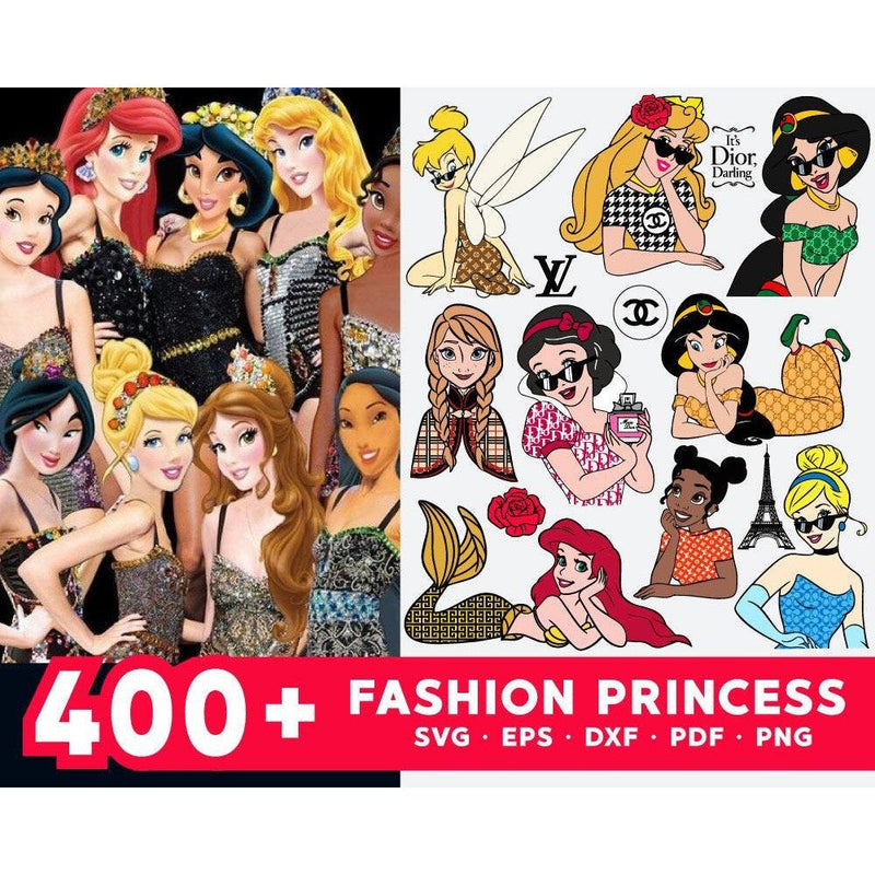 400+ Fashion princess svg bundle