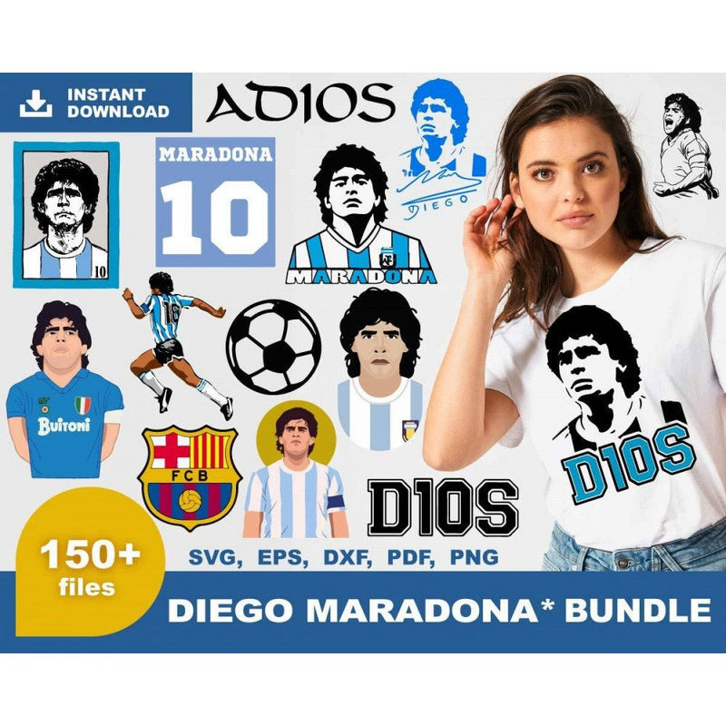 150+ Diego maradona svg bundle