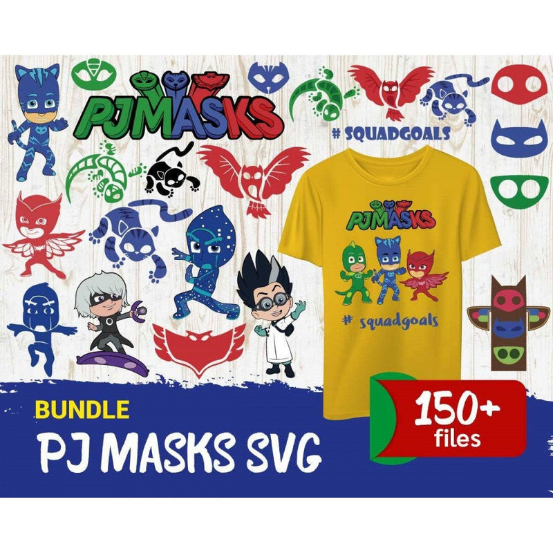 150+ PJ masks svg bundle
