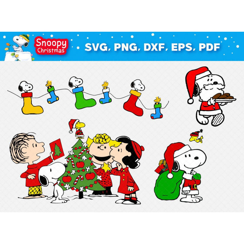 42+ Snoopy svg christmas bundle