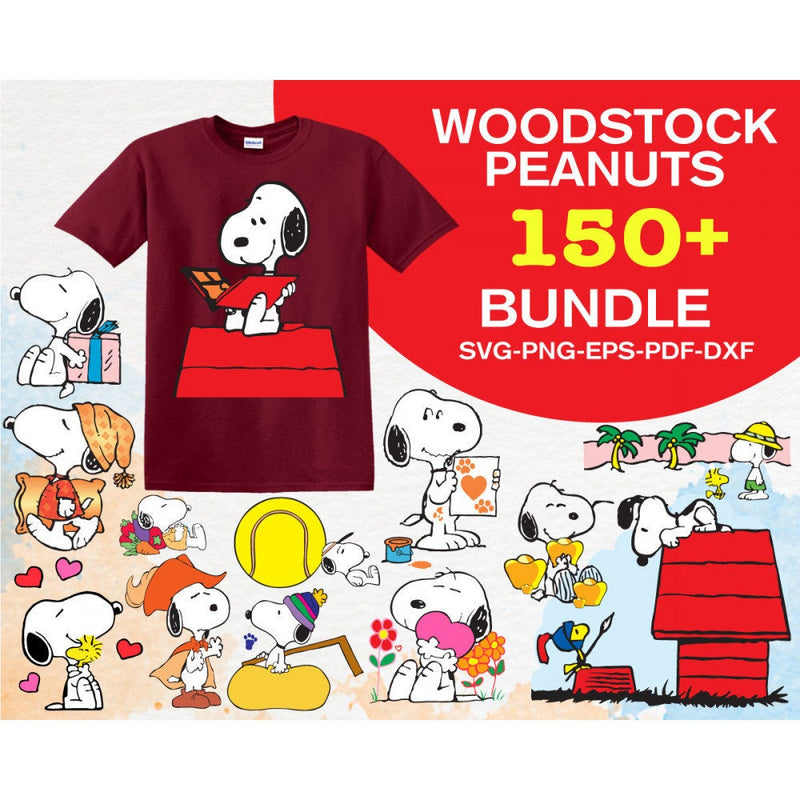 150+ Woodstock peanuts svg bundle